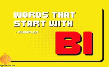 words starts with bi